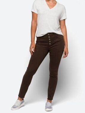 Pistola Button Fly Skinny Cargo Jeans